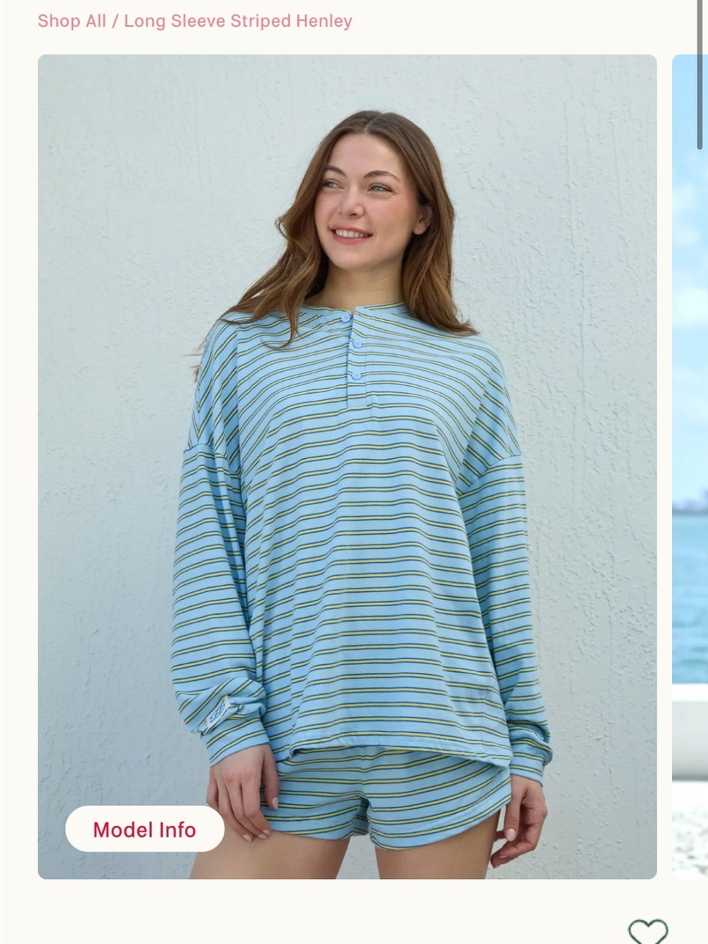 Womens Eleven Eleven shirt & short set NWT